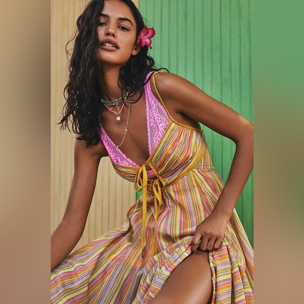 NWT Free People Dream Weaver Maxi Dress - Picture 3 of 11